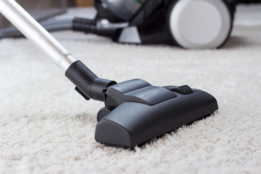 Vacuum carpet cleaning